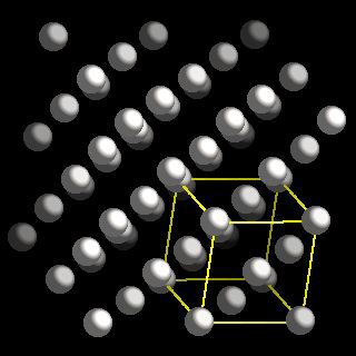 Platinum structure - ccp