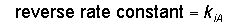 Rate Constant 2r