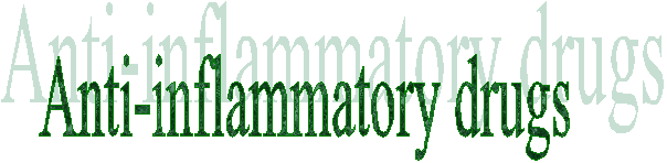 Anti-inflammatory drugs
