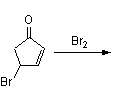 Bromine is added...
